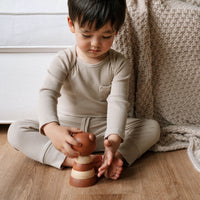 Wood Stacker - Bear Wooden Toys Blue Ribbon   