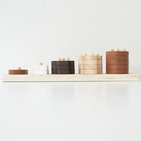 Count and Stack Toy - Educational Toy for Ages 2 and Up – Wee Gallery