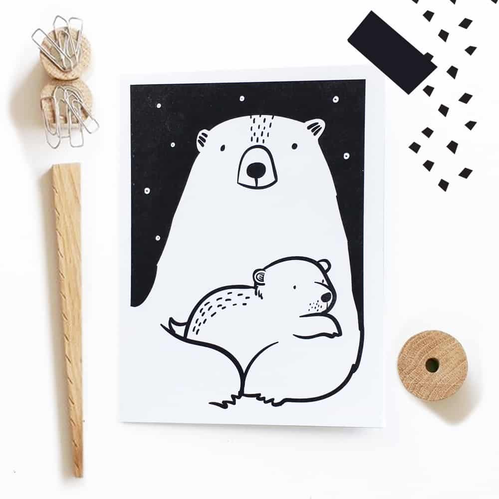 Greeting Card - Wee Gallery | High-Contrast Newborn & Baby Developmental Toys & Gifts