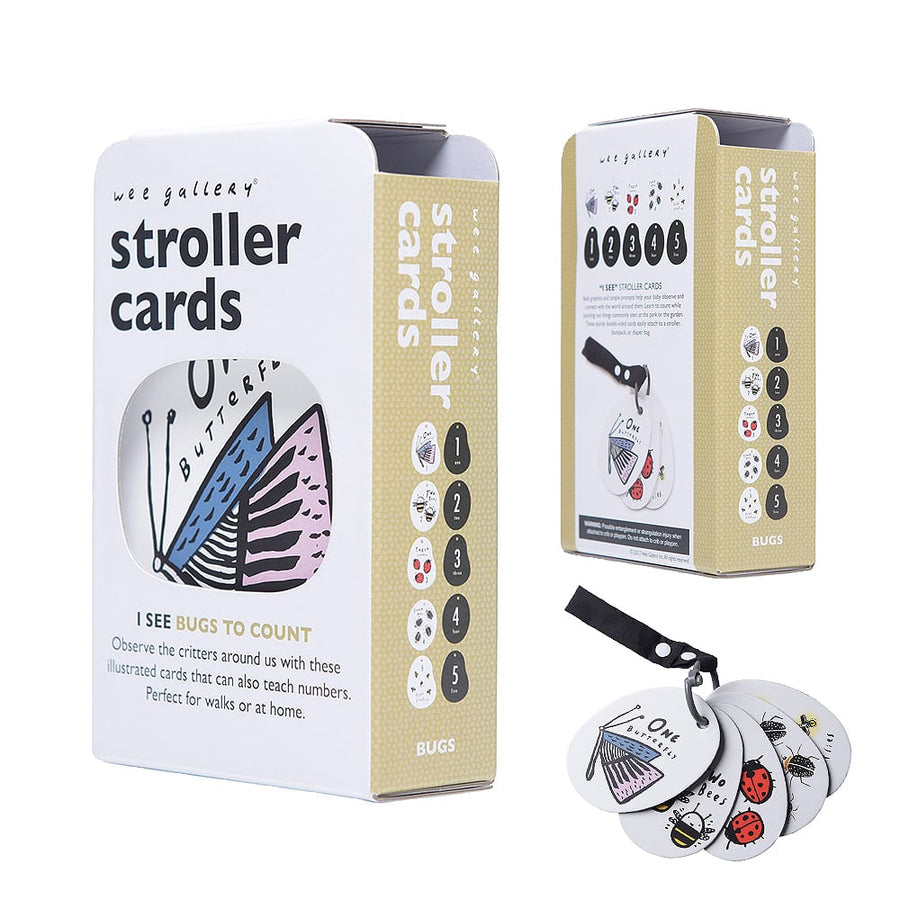 Stroller Cards - I See Bugs to Count Stroller Toys Leo Paper   