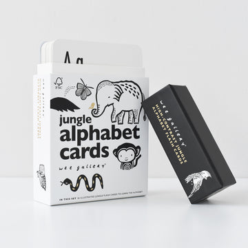 Cartes de l'alphabet de la jungle