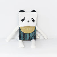 Organic Panda Flippy Friend - Wee Gallery | High-Contrast Newborn & Baby Developmental Toys & Gifts
