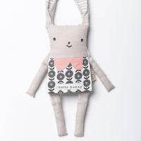 Organic Bunny Flippy Friend - Wee Gallery | High-Contrast Newborn & Baby Developmental Toys & Gifts