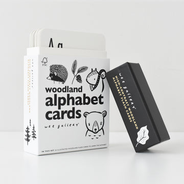 Cartes de l'alphabet des bois