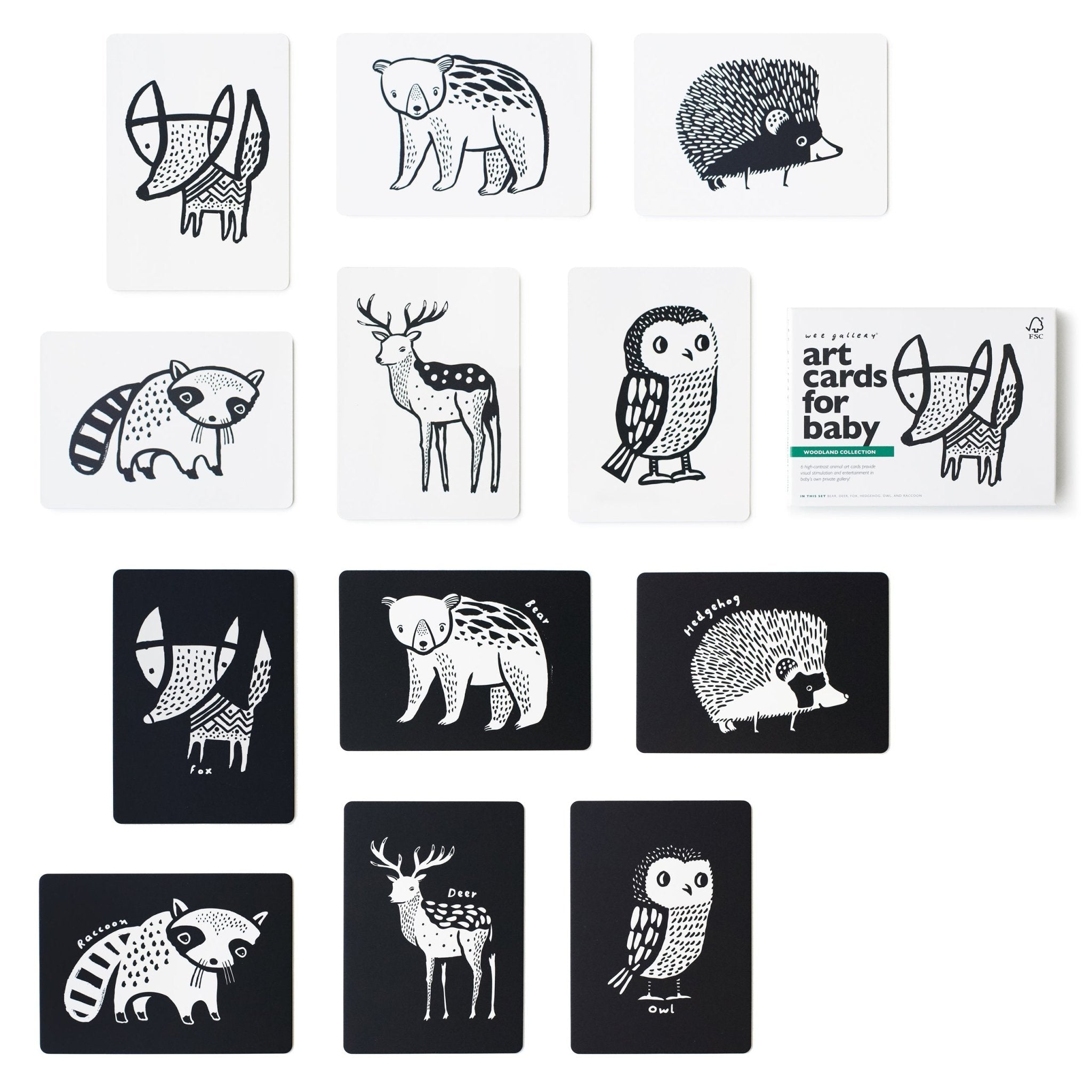 Art Cards for Baby - Baby Animals Collection