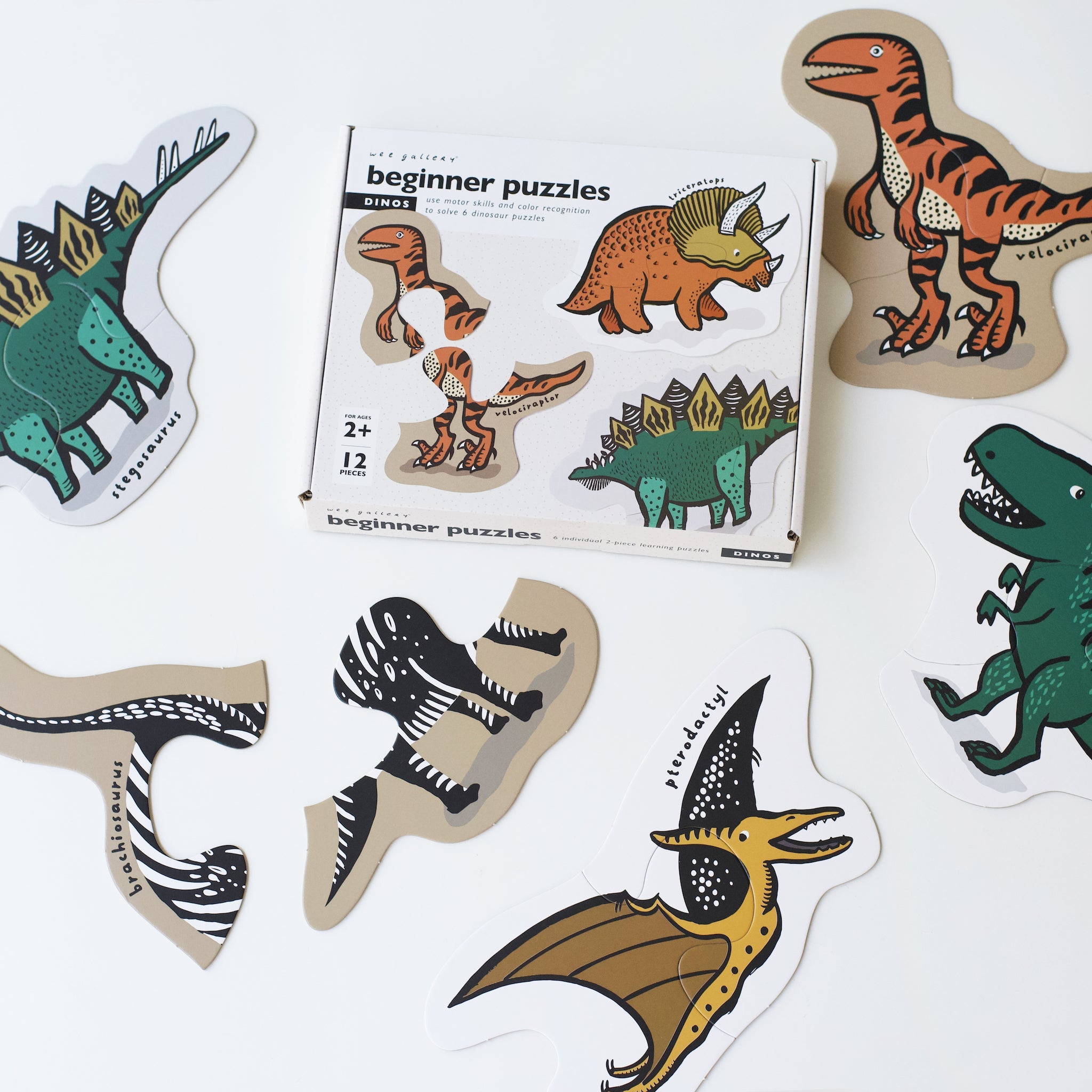 Beginner Puzzle Set Dinos - Learning Activities for 2 Years and Up ...