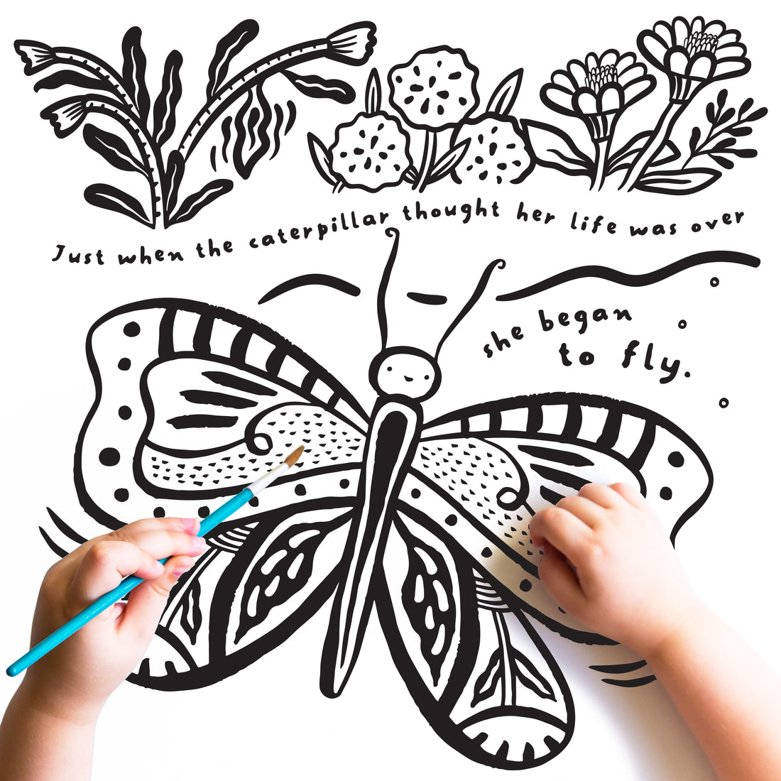 Butterfly Coloring Page Freebies Wee Gallery   