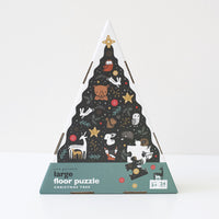 Christmas Tree Floor Puzzle Christmas Leo Paper   