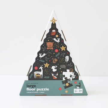 Puzzle de plancher d'arbre de Noël