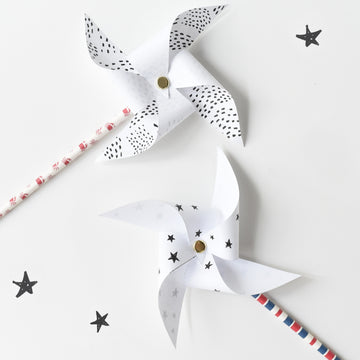 Summer Fun Pinwheels - Wee Gallery | High-Contrast Newborn & Baby Developmental Toys & Gifts