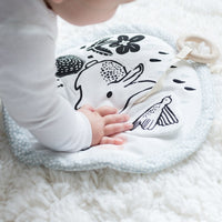Organic Activity Pad - Meadow - Wee Gallery | High-Contrast Newborn & Baby Developmental Toys & Gifts