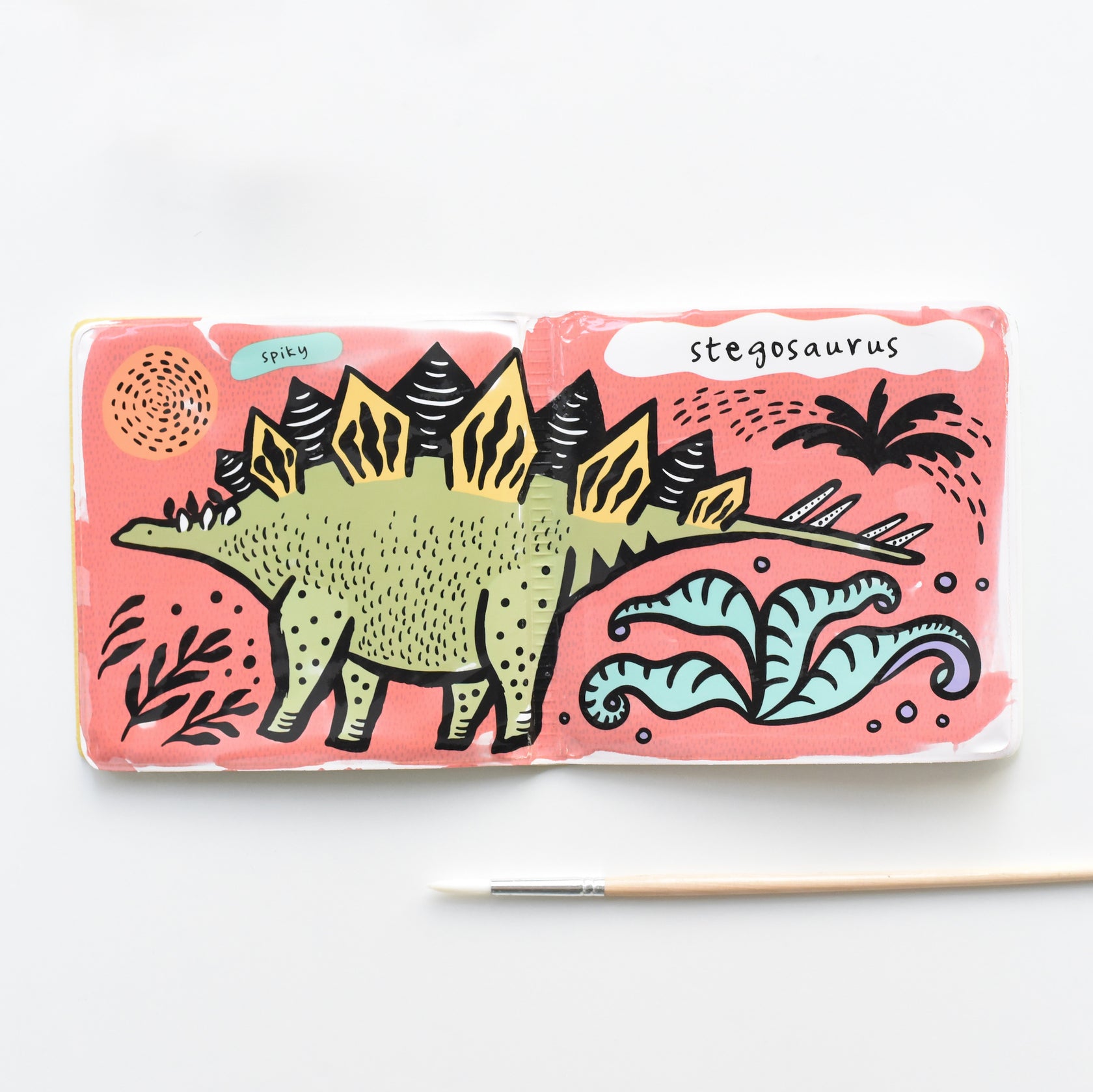 Color Me Who Loves Dinosaurs Bath Book Wee Gallery