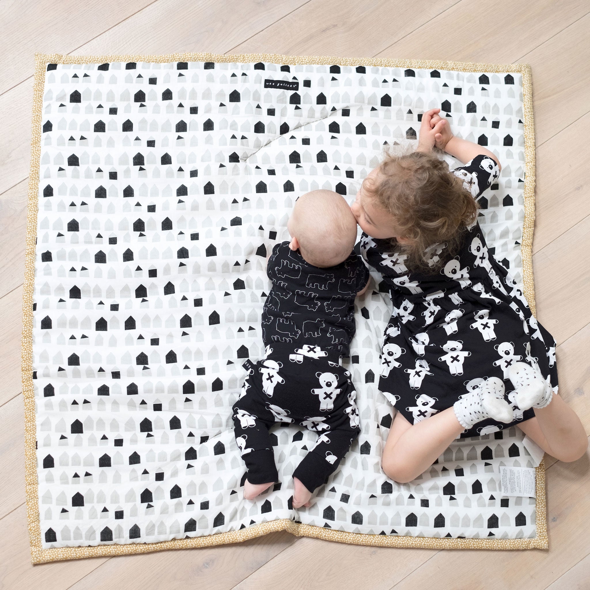 Wee Gallery Explore Playmat | Woodland Animals on Organic Cotton