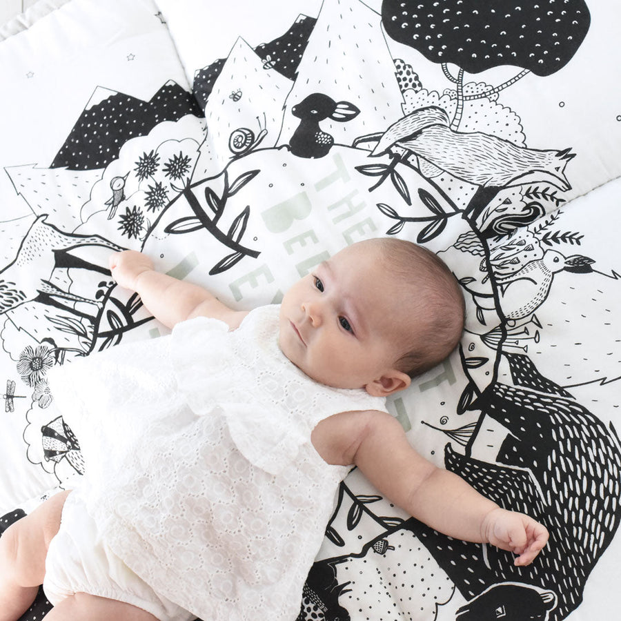 Forest Playmat - Wee Gallery | High-Contrast Newborn & Baby Developmental Toys & Gifts