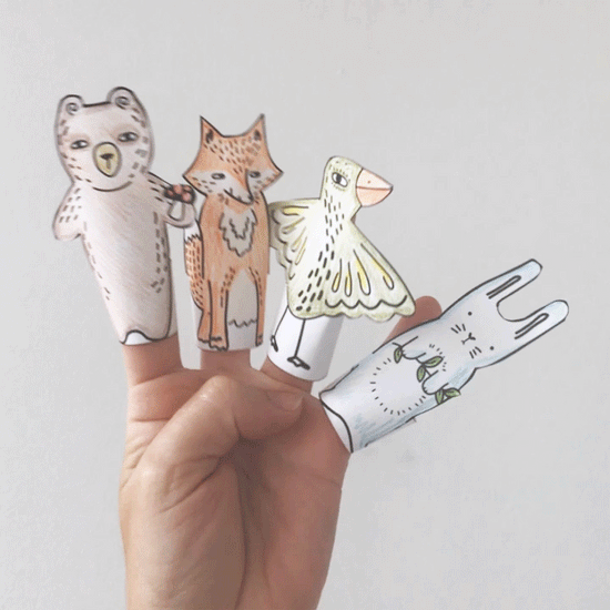 kidshomeschoolactivitiesfreeprintablesfingerpuppets Wee Gallery