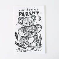 World's Koalest Parent Card