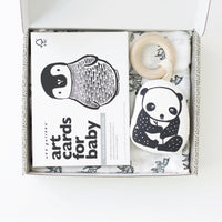 Newborn Baby Gift Set - Black + White Gift Sets Wee Gallery   