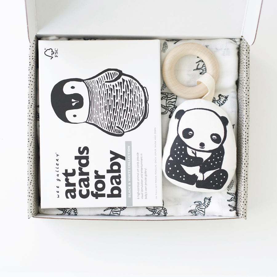 Little Naturalist Gift Set - Black + White Gift Sets Wee Gallery   