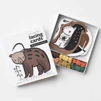 Lacing Cards - Woodland Animals Learning Cards Leo Paper   